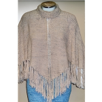 Receita Poncho de Tricô com a Linha Anne