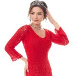 Receita Vestido de Crochê com Linha Queen
