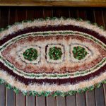 Receita Tapete de Crochê Arvoredo com Barroco Multicolor