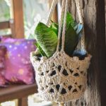 Receita Plant Hanger Natura com Barbante Barroco Natural