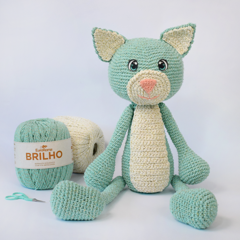 Amigurumi Gato Félix – EuroRoma Brilho
