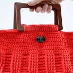 Bolsa de Crochê Chama com Barroco Maxcolor