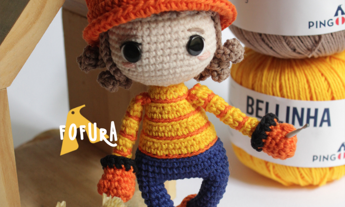 Receita Boneca Júlia de Crochê com o Fio Balloon Amigo - Blog do