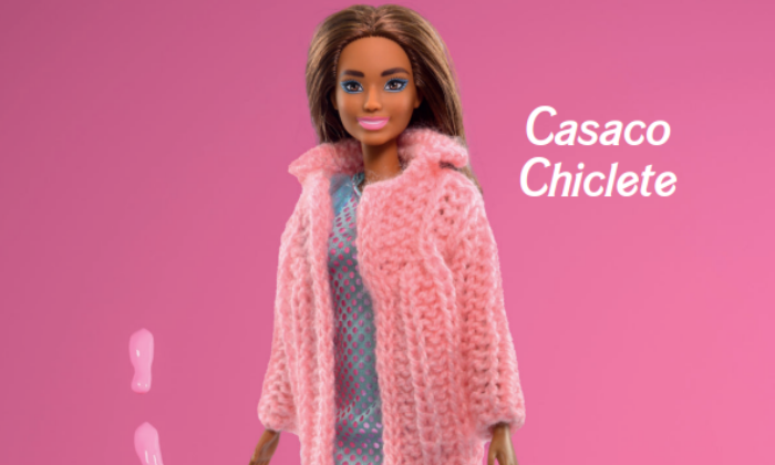 Receita Casaco Barbie de Tricô com o Fio Mais Bebê - Blog do Bazar