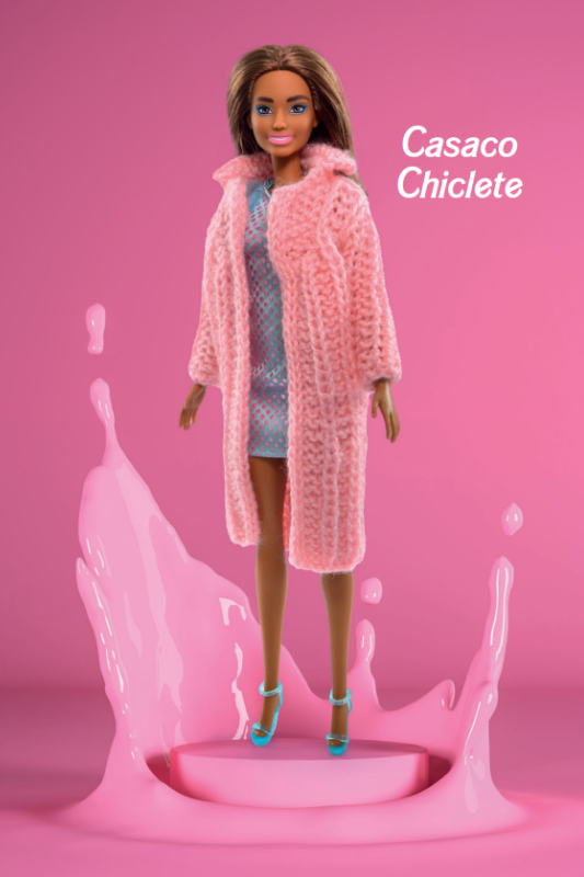 Crochê Gráfico: Vestidos de crochê para boneca Barbie