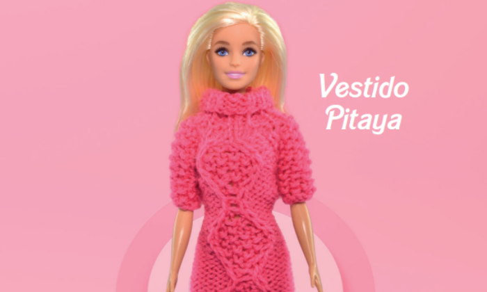 Receita Vestido Barbie de Tricô com o Fio Abecê - Blog do Bazar Horizonte