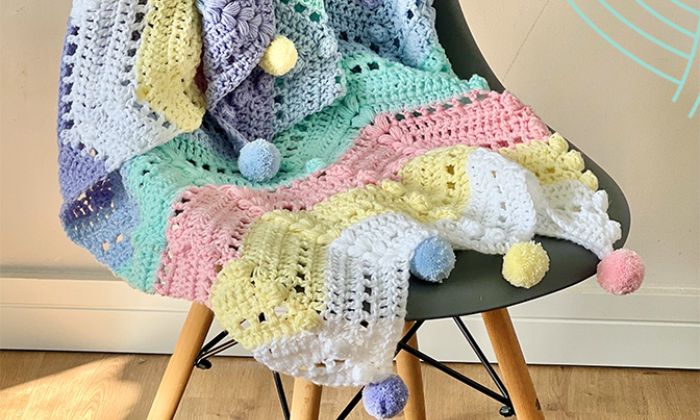 MANTA DE CROCHE PARA BEBE (CROCHET BABY)