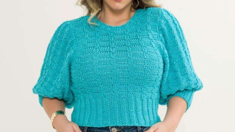 Receita Blusa Céu de Tricô com o Fio Bamboo