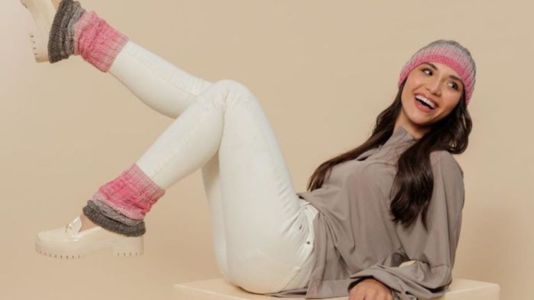 Receita Gorro e Polaina Neblina de Tricô com o Fio Merino Batik