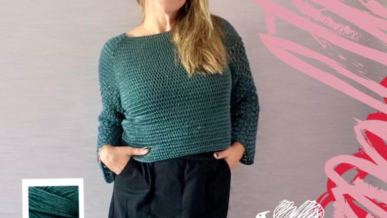 Receita Blusa Desejo de Crochê com o Fio Réveillon