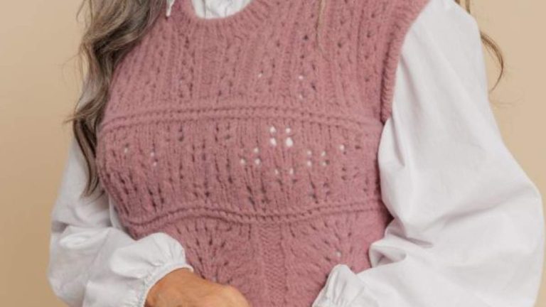 Receita Colete Lírio de Tricô com o Fio Comfy