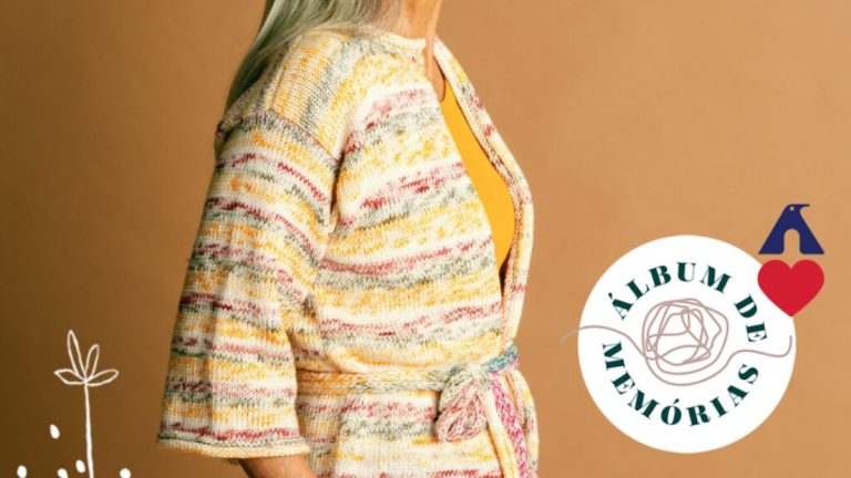 Receita Kimono de Tricô com o Fio Arco-Íris