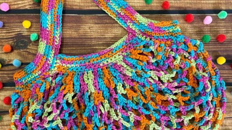 Receita Bolsa Cintia de Crochê com o Barbante Barroco Multicolor