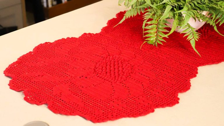 Receita Centro de Mesa Paixão de Crochê com a Linha Anne 500