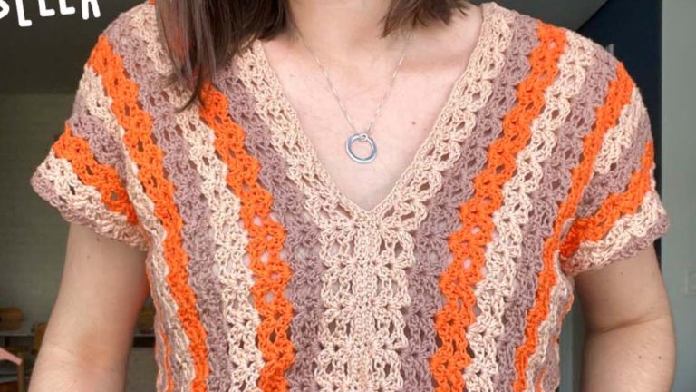 Receita Blusa Jeri de Crochê com a Linha Bella