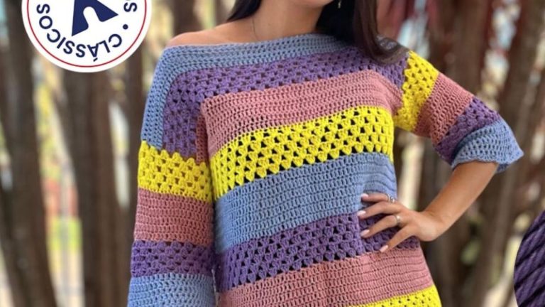 Receita Vestido Aurora de Crochê com a Linha Bella
