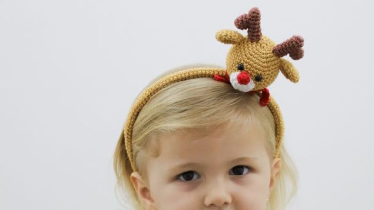 Receita Tiara de Rena em Crochê com o Fio Amigurumi