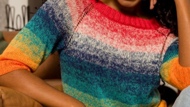 Receita Blusa Aurora de Tricô com a Linha Prisma