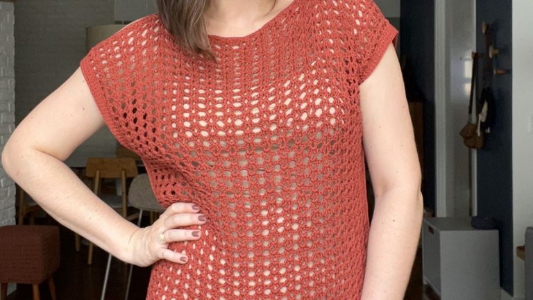 Receita Vestido Noronha de Crochê com a Linha Bella Fashion