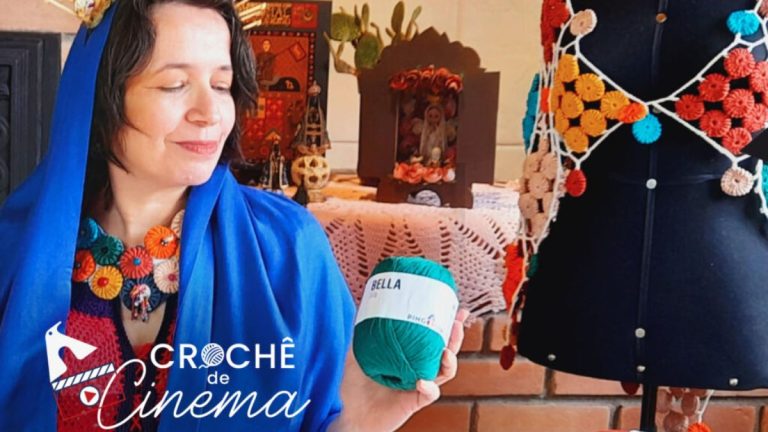 Receita Xale Maria de Crochê com a Linha Bella