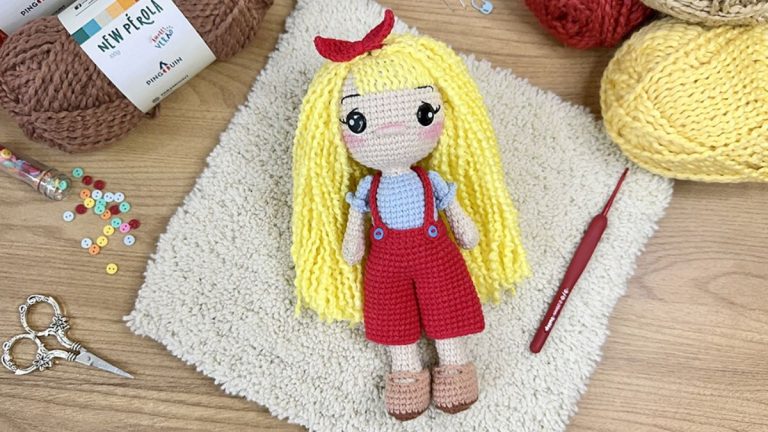 Receita Boneca de Crochê com o Fio New Perola