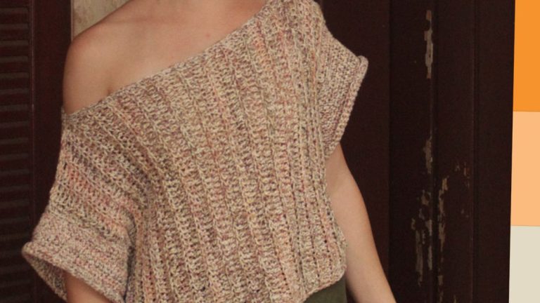 Receita Blusa Baru Gola Canoa de Crochê com o Fio Energia