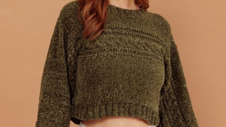 Receita Blusa Musgo de Tricô com o Fio Velvet