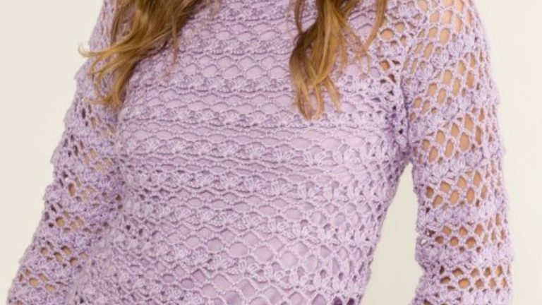 Receita Blusa de Crochê com o Fio Happy