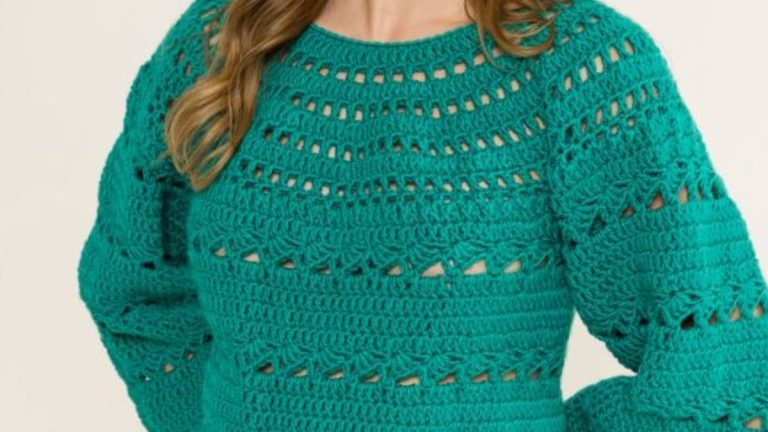 Receita Blusa Preciosa de Crochê com o Fio Hobby