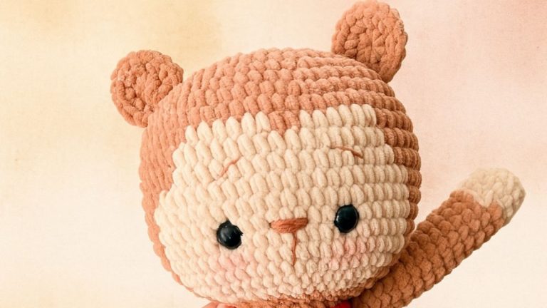 Receita Amigurumi Chenico com o Fio Amigurumi Chenille