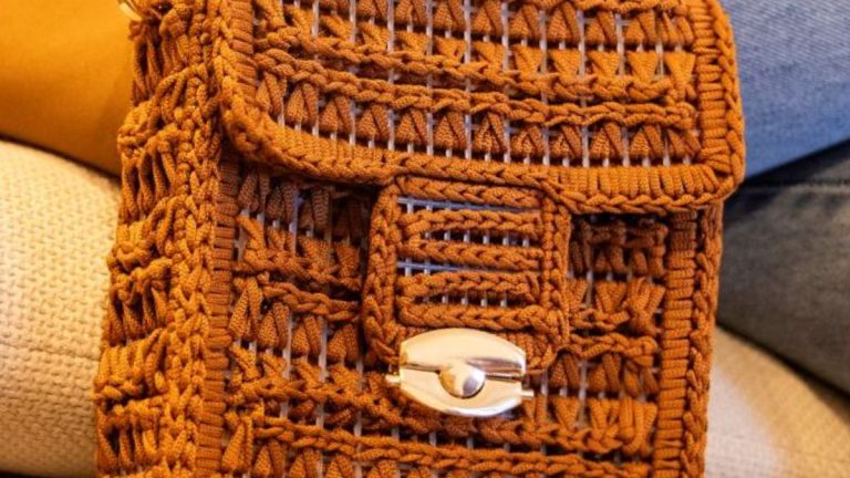 Aula Bolsa Colina de Crochê com o Fio Náutico Poly