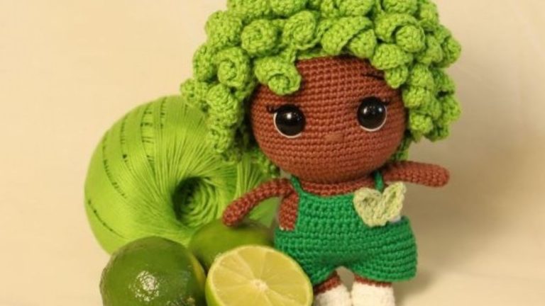 Receita Boneca Limão com o Fio Amigurumi