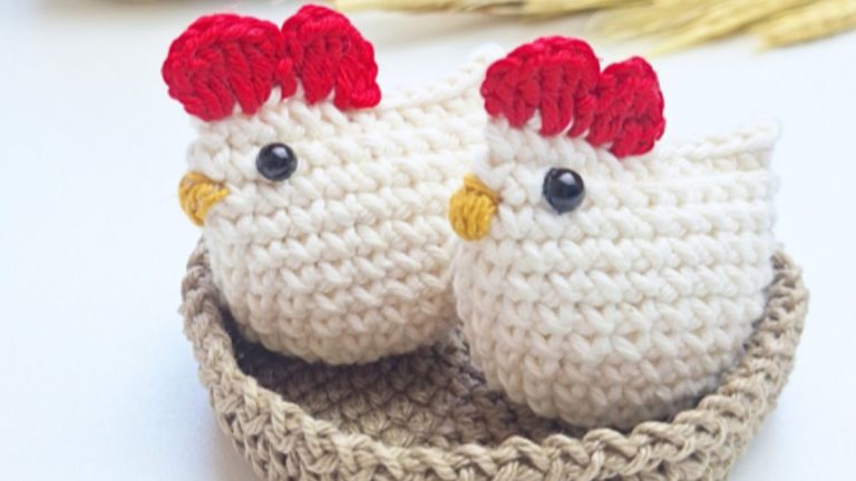 Receita Galinha Amigurumi com o Fio Natural 6 Cabos