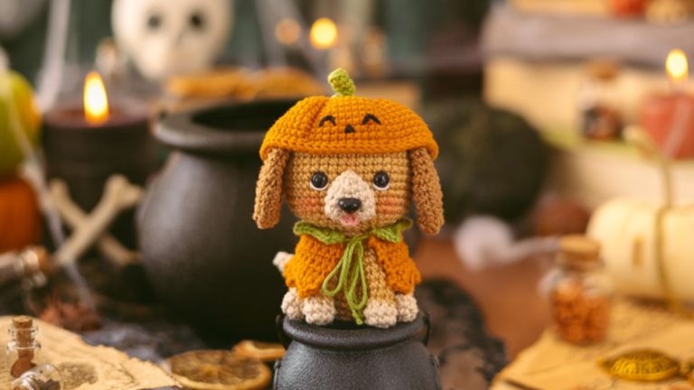 Receita Amigurumi Cãobóbora com o Fio Amigurumi