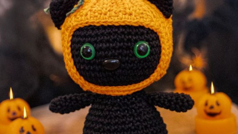 Receita Gatinho Abóbora com o Fio Amigurumi Soft