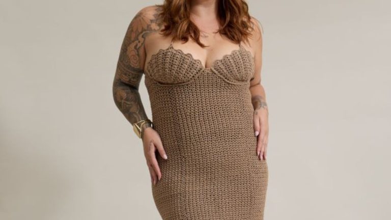 Vestido Ariel de Crochê com o Fio Verano