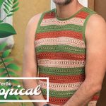 Receita Regata de Crochê com o Fio Laguna