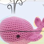 Receita Baleia Rosa de Crochê com Fio Bebê Todo Dia