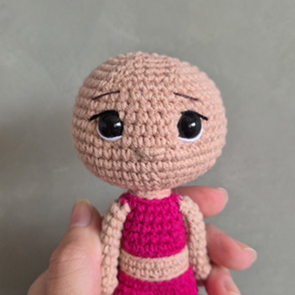 amigurumi fitness maromba acabamento rosto