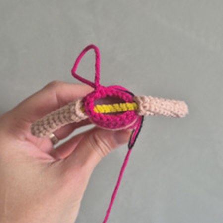 amigurumi fitness maromba corpo processo 2