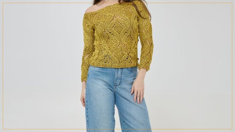 Blusa Aurum de Tricô com Fio Fitonê – Receita com Gráfico