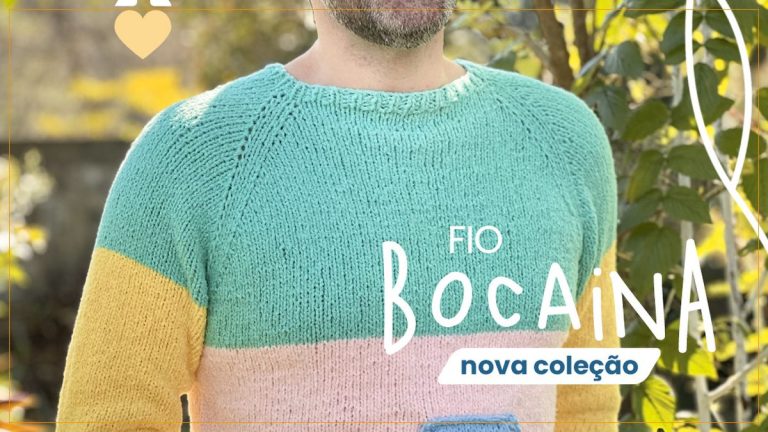 Blusa Canguru Masculina Topdown de Tricô com Fio Bocaina Pingouin