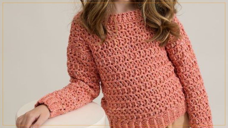 Blusa Damasco de Crochê com Fio Confete Baby Círculo – Receita com Gráfico