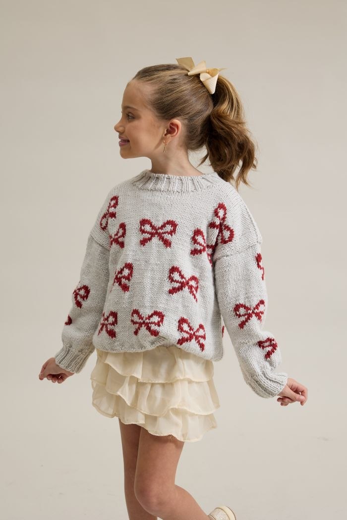 Blusa Laços de Tricô – vista traseira