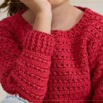 Blusa Maravilha de Crochê infantil feita com Fio Hobby Baby e Kids Círculo na cor Maravilha tamanho 6 anos