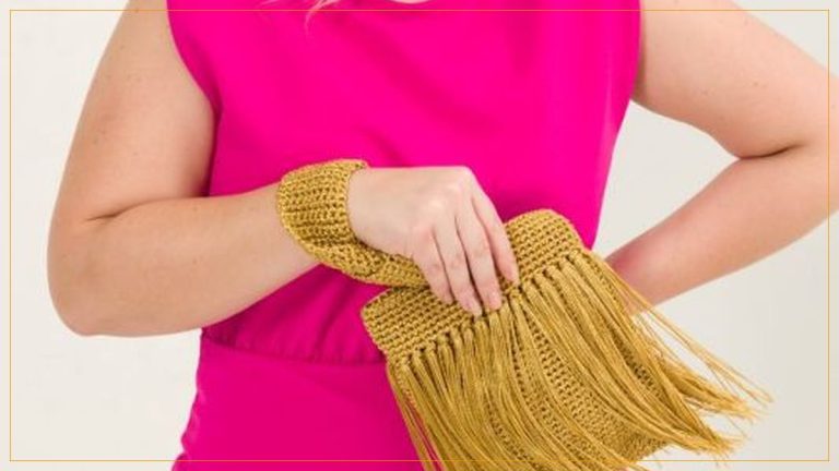 Bolsa Açafrão de Crochê com Linha Encanto Slim – Receita