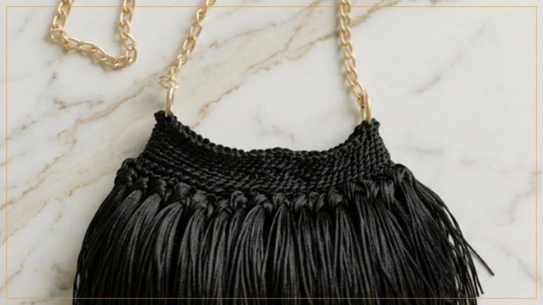 Bolsa com Franjas de Crochê com Fio Cisne Moderno – Receita