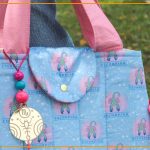 Bolsa Signo Escorpião costurada com Tecido Coleção Zodíaco Círculo — receita completa Bazar Horizonte