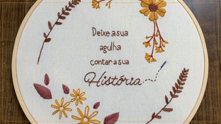 Bordado Livre com Maxi Mouliné – Receita com Gráfico