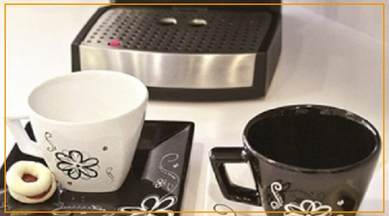 Café da Tarde Moderno pintado com Tinta Vitro 150° Acrilex — receita completa Bazar Horizonte